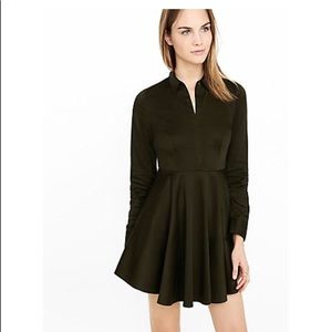 Express Fit and Flare Shirt Dress